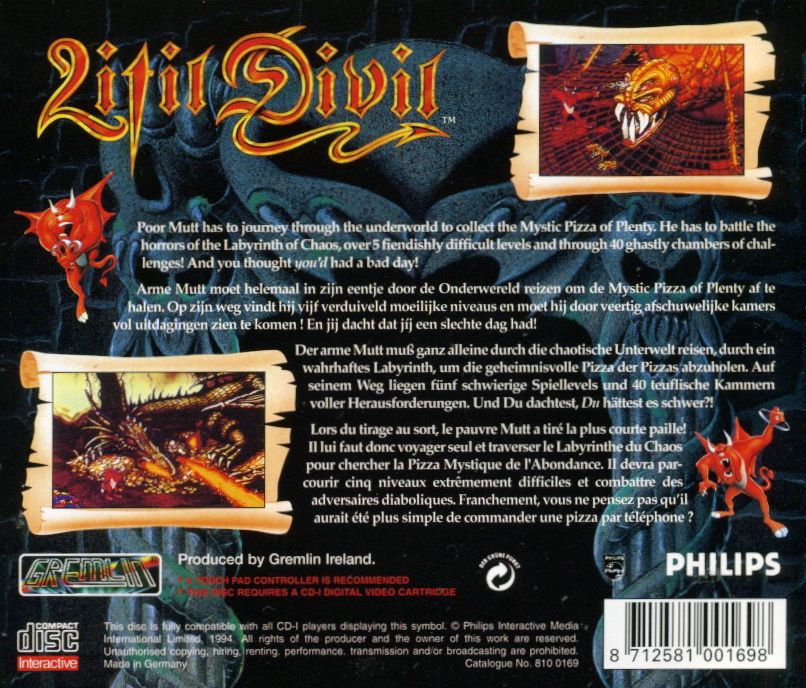 Litil Divil box art for CD-i